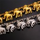 U7 Little Elephant Anklet For Women Gift 18K Gold /Platinum Plated Wholesale Lucky Jewelry Cute Foot Animal Anklet A319
