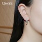 UMODE Double Open D Austrian Rhinestones White Gold Plated Mismatched Dangle Earrings Gift Jewelry for Women Brincos 2016 UE0183