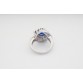 Yunkingdom 2016 NEW Women&#39;s Rings White Gold Filled Dark Blue CZ Diamond Jewelry Wedding Engagement Ring  ALP028132595690909